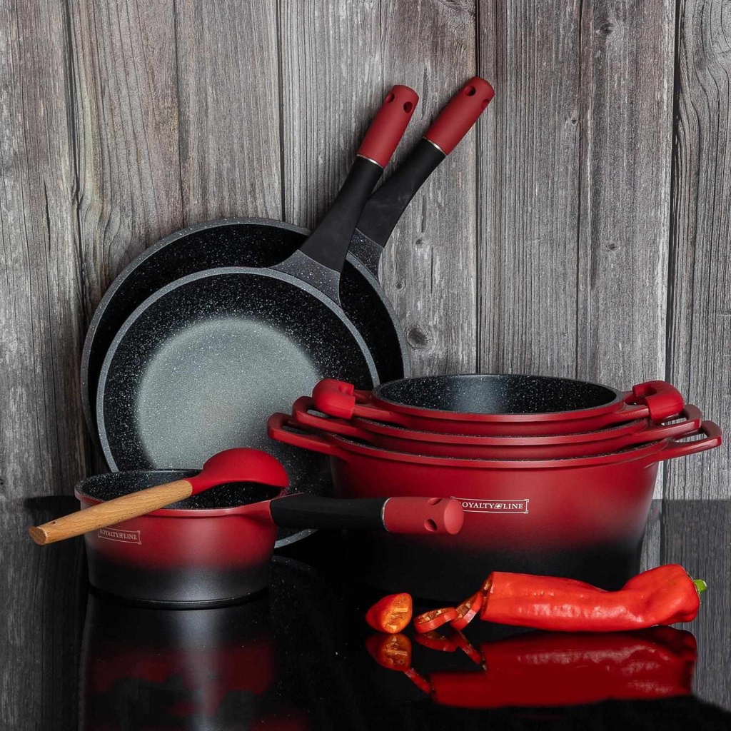 royalty-line-rl-es1014m-cookware-set-with-marble-coating-14-pcs