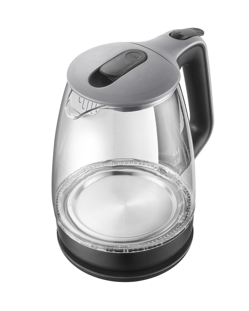 Herzberg HG-5054; Electric kettle with glass 1.7L