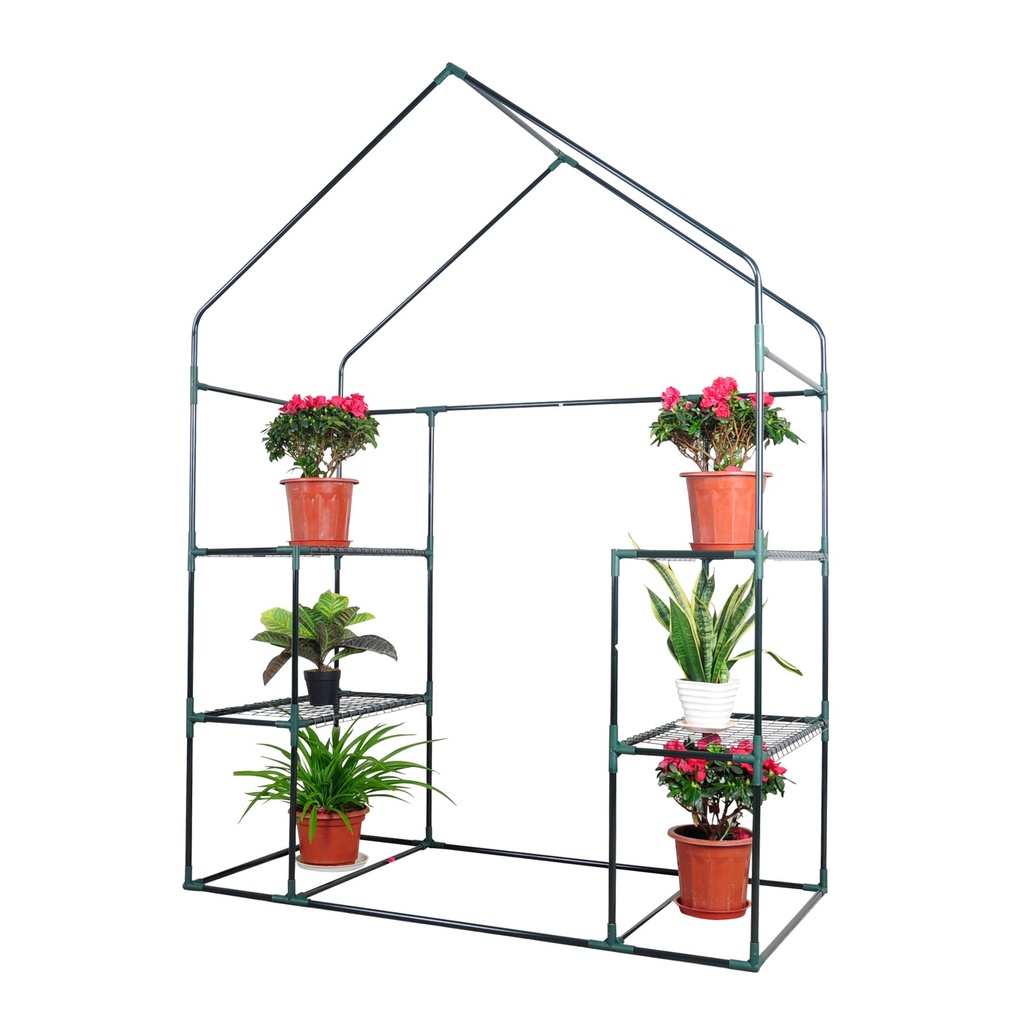Herzberg HG-8002; Walk-In Greenhouse with Windows