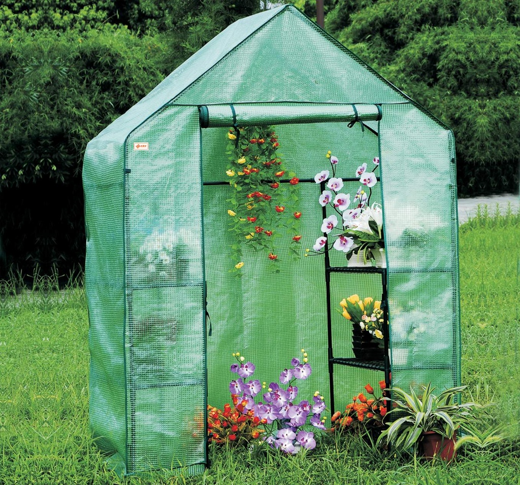 Herzberg HG-8002; Walk-In Greenhouse with Windows