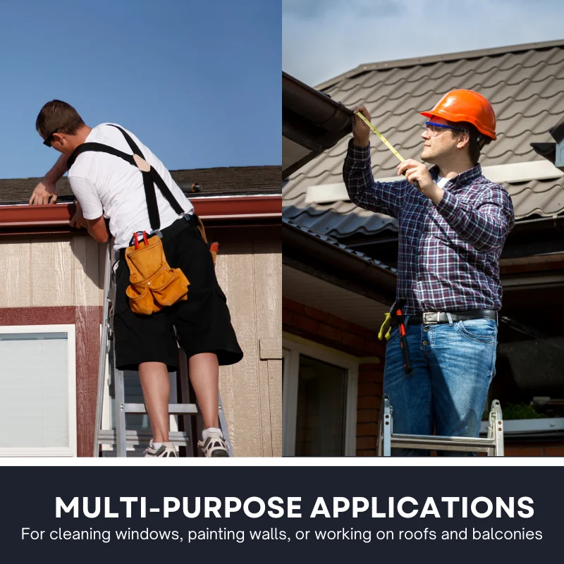 Herzberg HG-5002: Multi-Orientation  Aluminum Folding Ladder