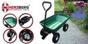 Herzberg HG-8028-50: 50L Wheel Barrow Dump Cart