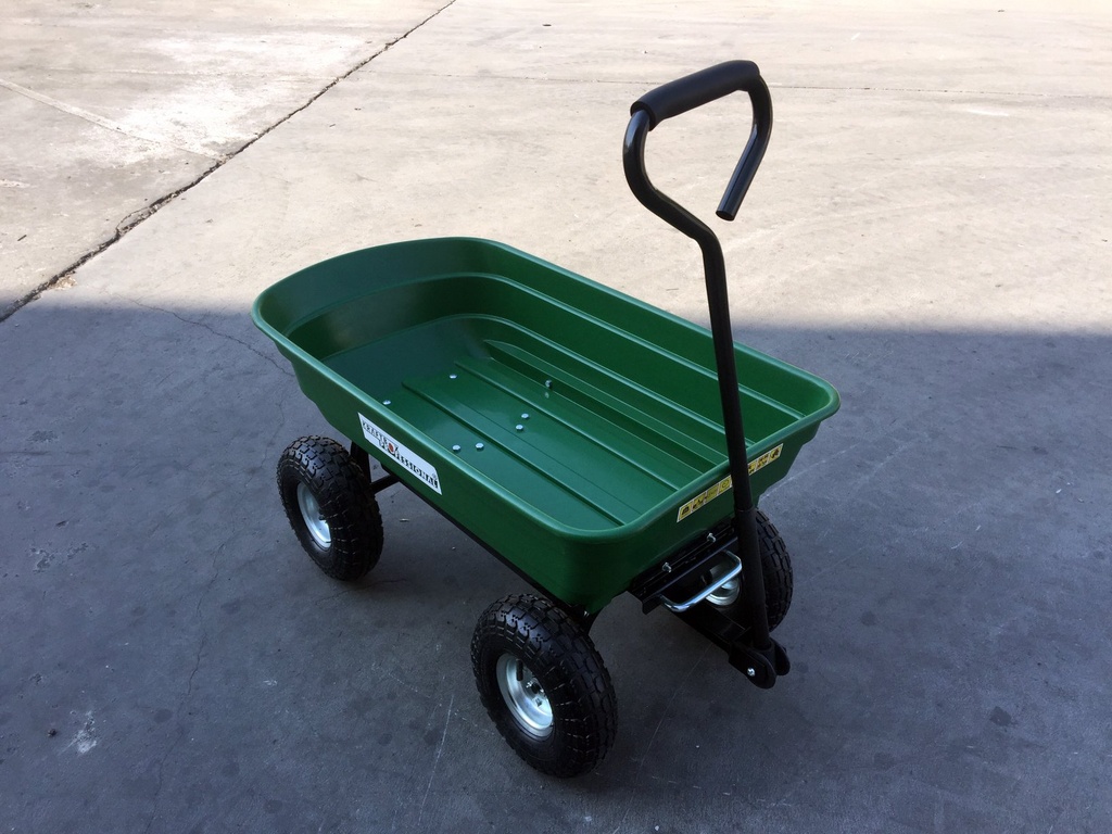 Herzberg HG-8028-50: 50L Wheel Barrow Dump Cart
