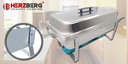 Herzberg HG-8022-1: 9 Quart Stainless Steel Chafing Dish - 1 Container