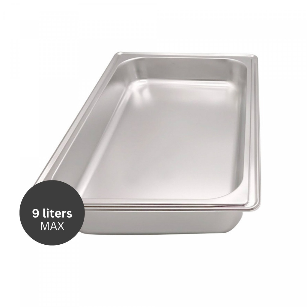 Herzberg HG-8022-1: 9 Quart Stainless Steel Chafing Dish - 1 Container