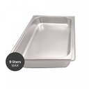 Herzberg HG-8022-1: 9 Quart Stainless Steel Chafing Dish - 1 Container