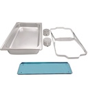 Herzberg HG-8022-1: 9 Quart Stainless Steel Chafing Dish - 1 Container