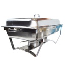 Herzberg HG-8022-3: Stainless Steel Chafing Dish - 3 Pieces 1/3rd Food Pan