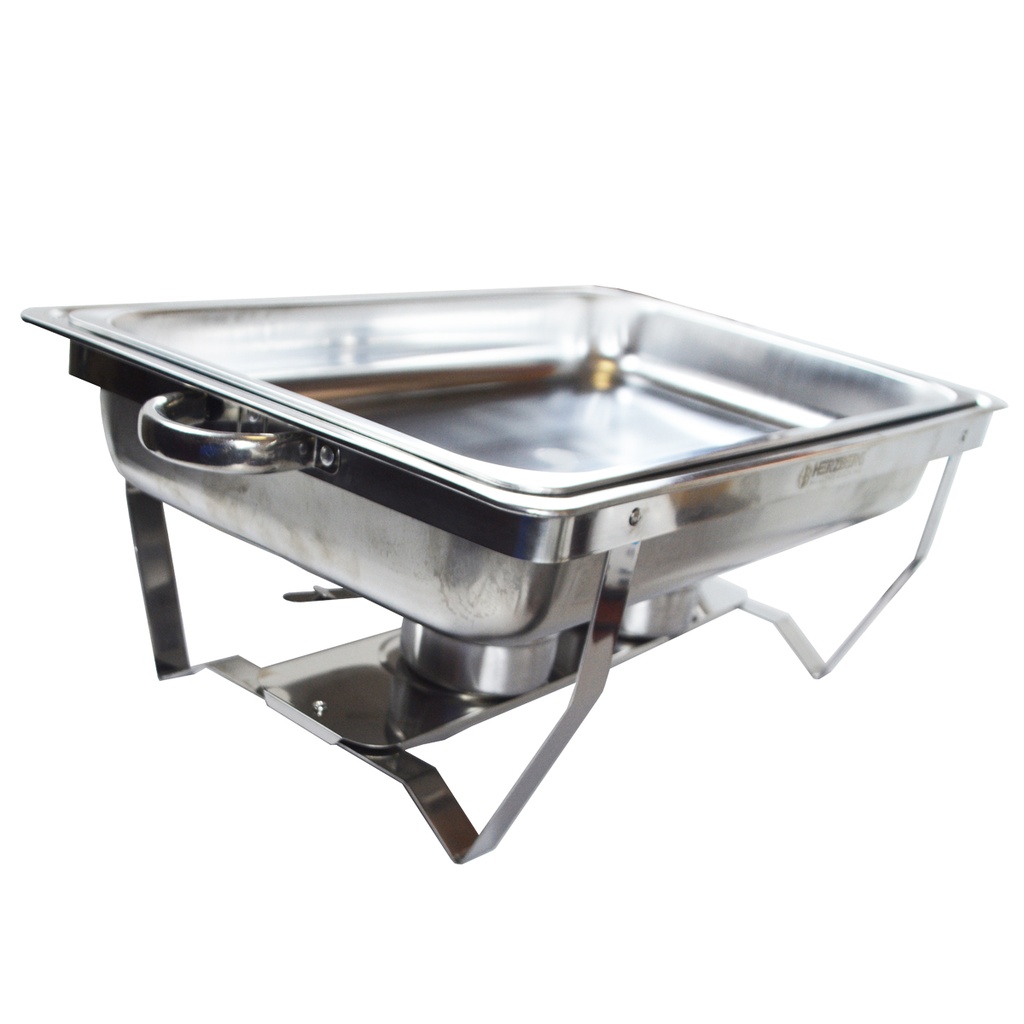 Herzberg HG-8022-3: Stainless Steel Chafing Dish - 3 Pieces 1/3rd Food Pan