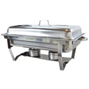 Herzberg HG-8022-3: Stainless Steel Chafing Dish - 3 Pieces 1/3rd Food Pan