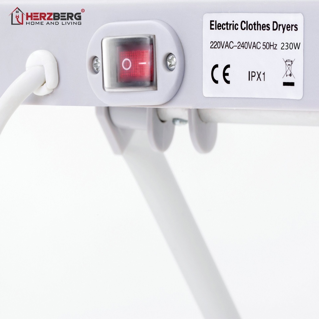 Herzberg HG-8069: Electric Clothes Dryer with Wing