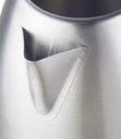 Herzberg HG-5011SIL: 1.8L 1500W Stainless Steel Electric  Kettle - Silver