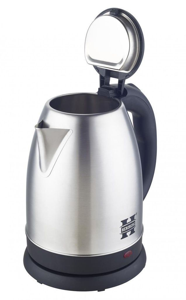 Herzberg HG-5011SIL: 1.8L 1500W Stainless Steel Electric  Kettle - Silver