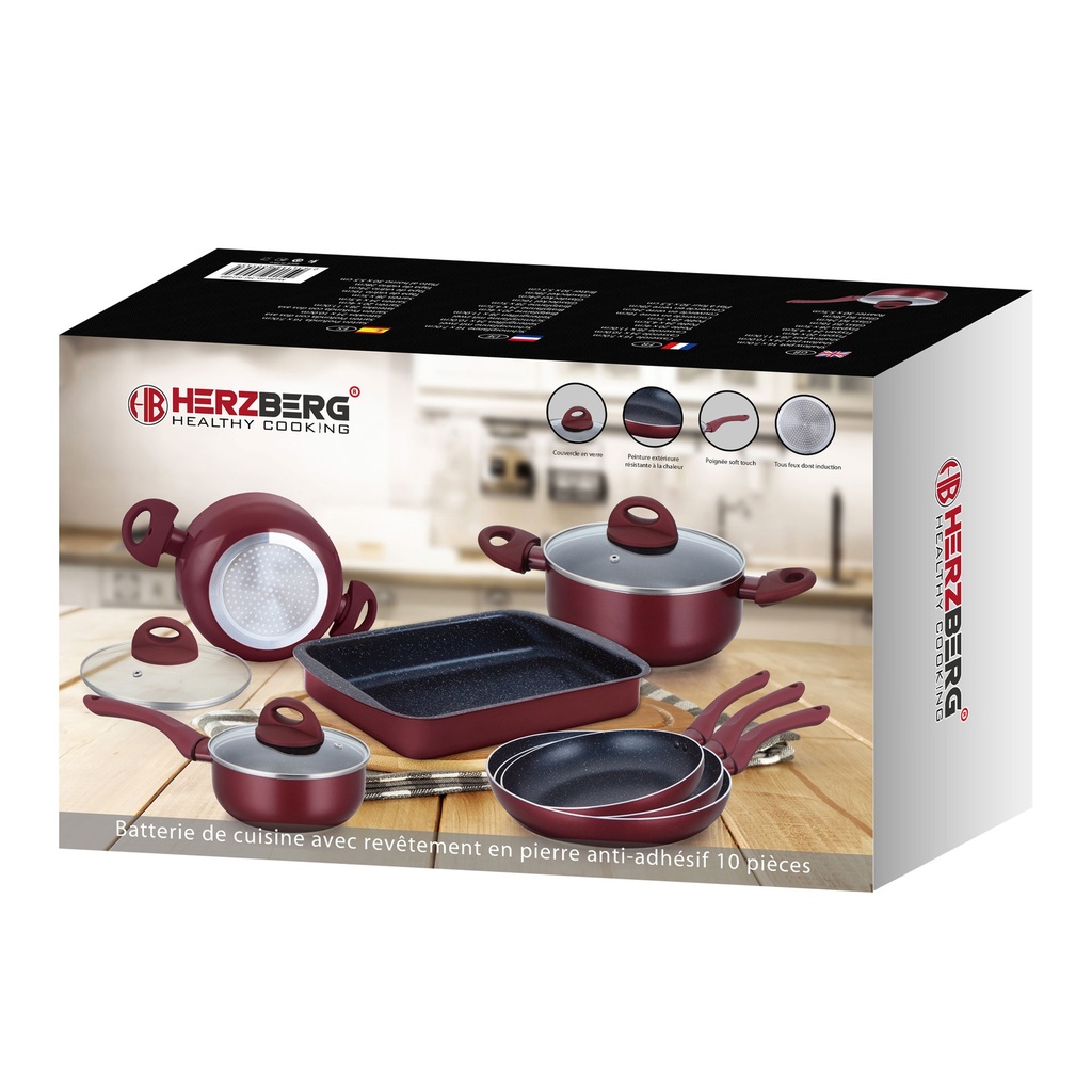 herzberg-hg-9016br-10-pieces-marble-coated-cookware-set-burgundy