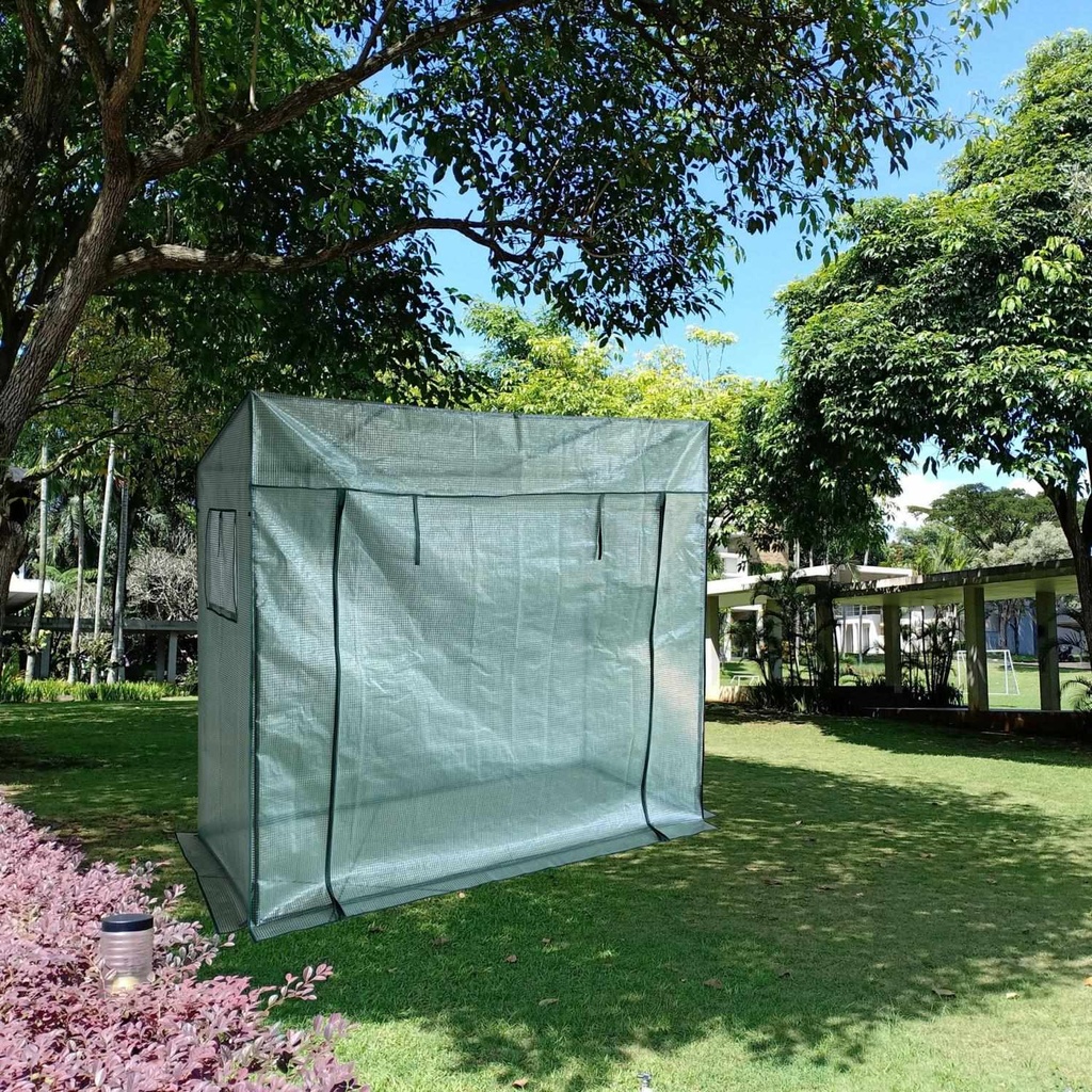 Serre Herzberg HG-8089 Lean on Walk in avec fenêtres