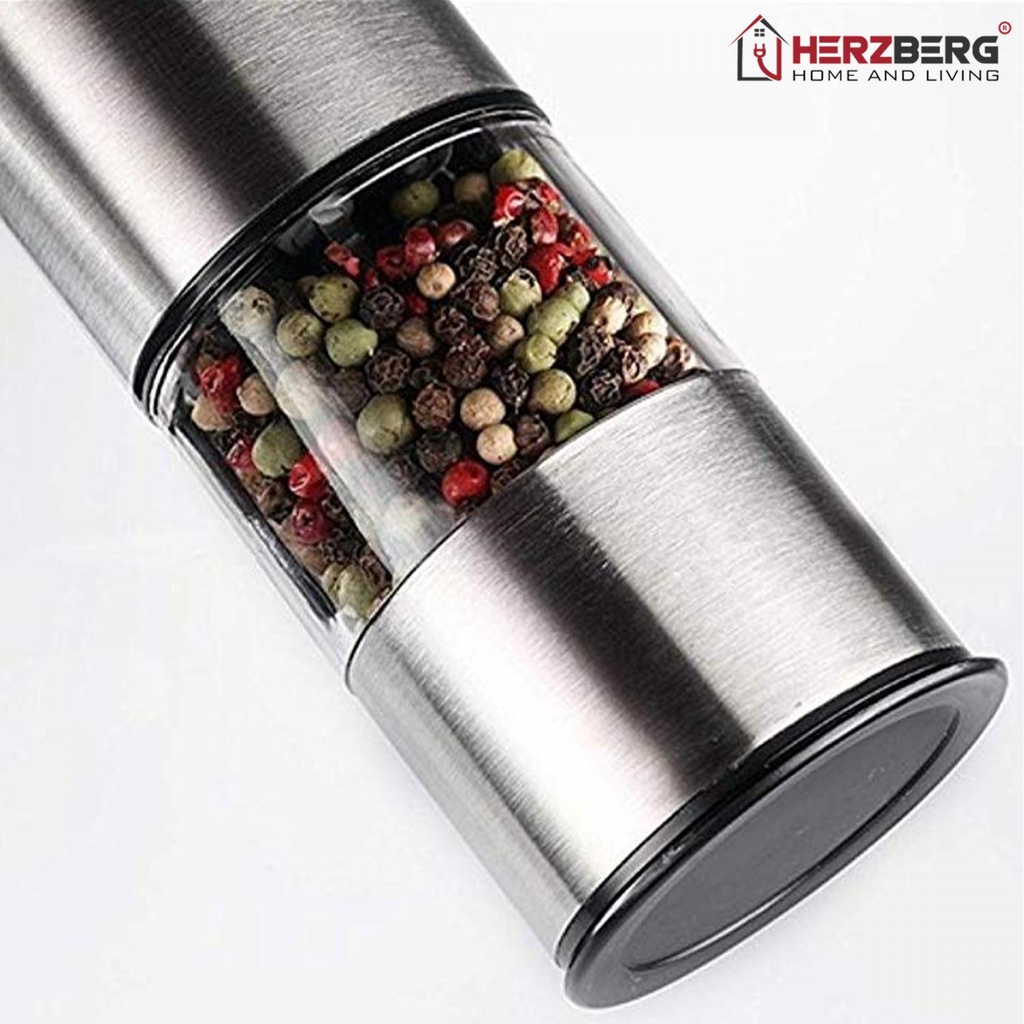 herzberg-hg-8106-stainless-pepper-mill
