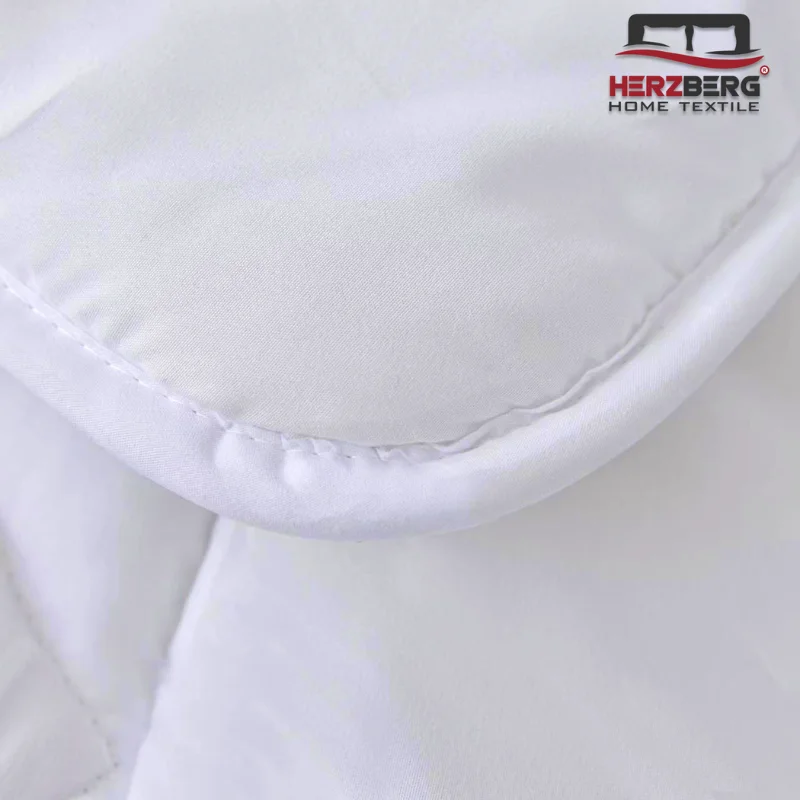 Herzberg HG-22067WD: 4-Star Quality White Duvet - 200x200cm