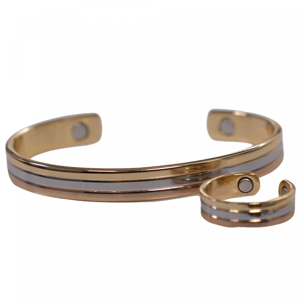 Wellys GD-027510:  Magnetic Tricolor Bracelet - Classic
