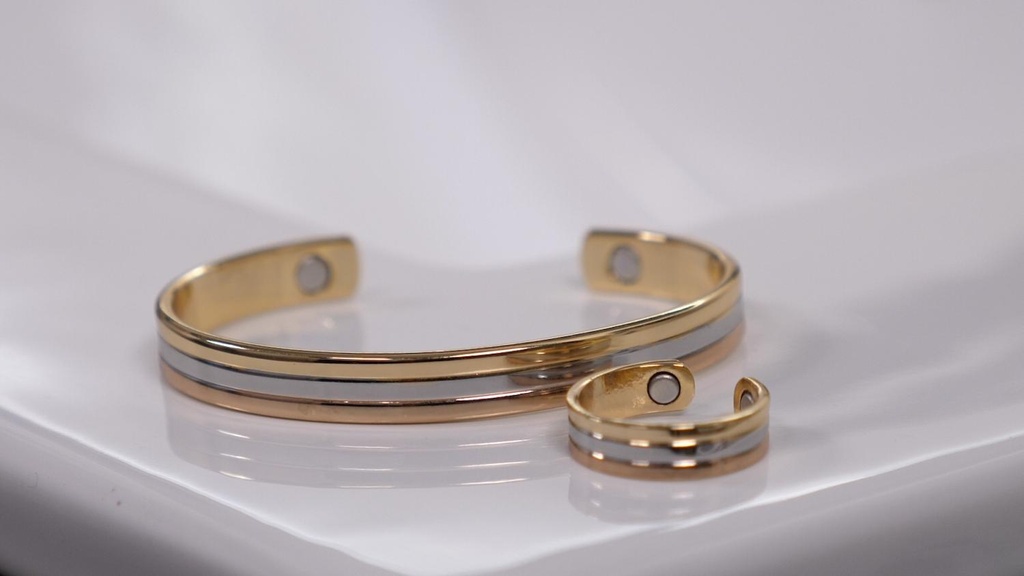 Wellys GD-027510:  Magnetic Tricolor Bracelet - Classic