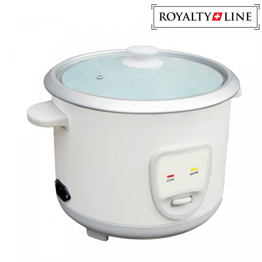 Royalty Line RL-RC18.10D: Rice Cooker with Steamer - 1.8L