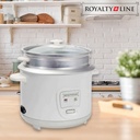 Royalty Line RL-RC18.10D: Rice Cooker with Steamer - 1.8L