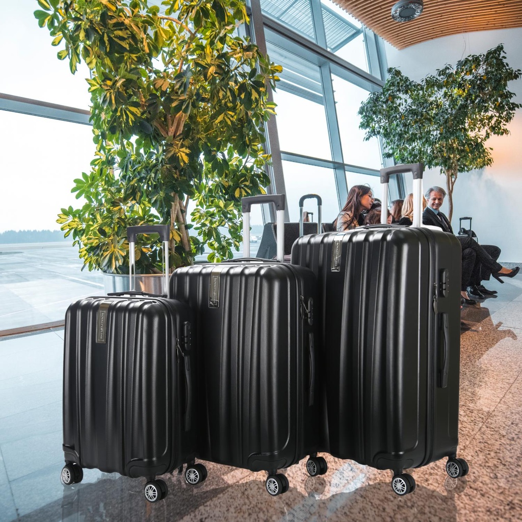 Royalty Line RL-LTS18706: Set of 3 Heavy-Duty Travel Suitcases