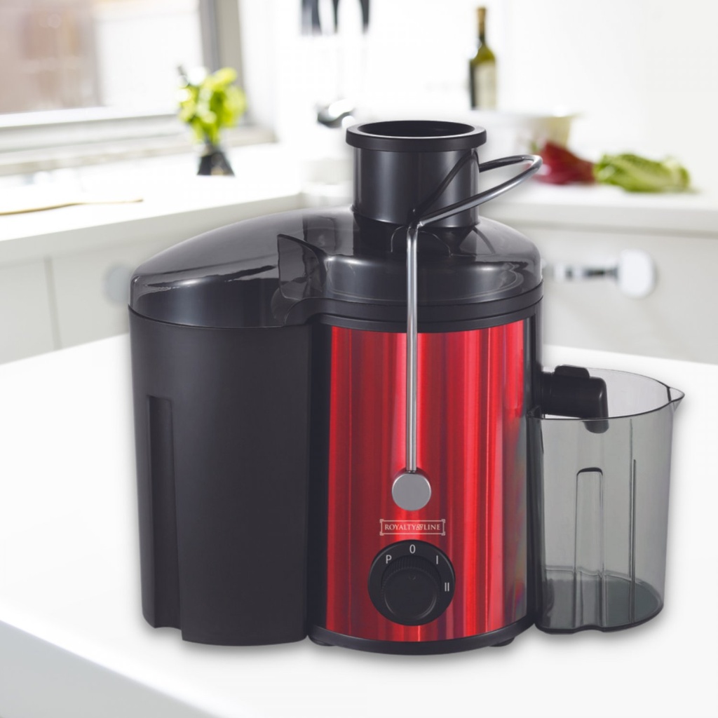 Royalty Line RL-PJ19002: 15L Stainless Steel Juice Extractor - 700W - Red
