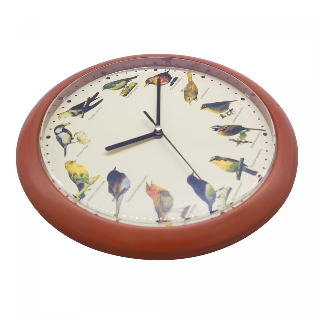 Herzberg HG-03701: Japanese Bird Song Clock - Wood