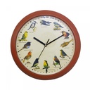Herzberg HG-03701: Japanese Bird Song Clock - Wood