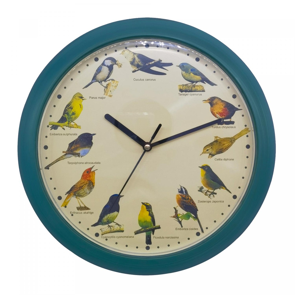 Herzberg HG-03718: Japanese Bird Song Clock - Green