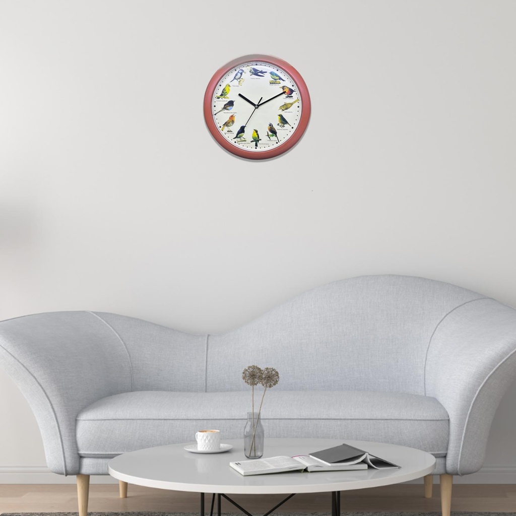 Herzberg HG-03701: Japanese Bird Song Clock - Wood