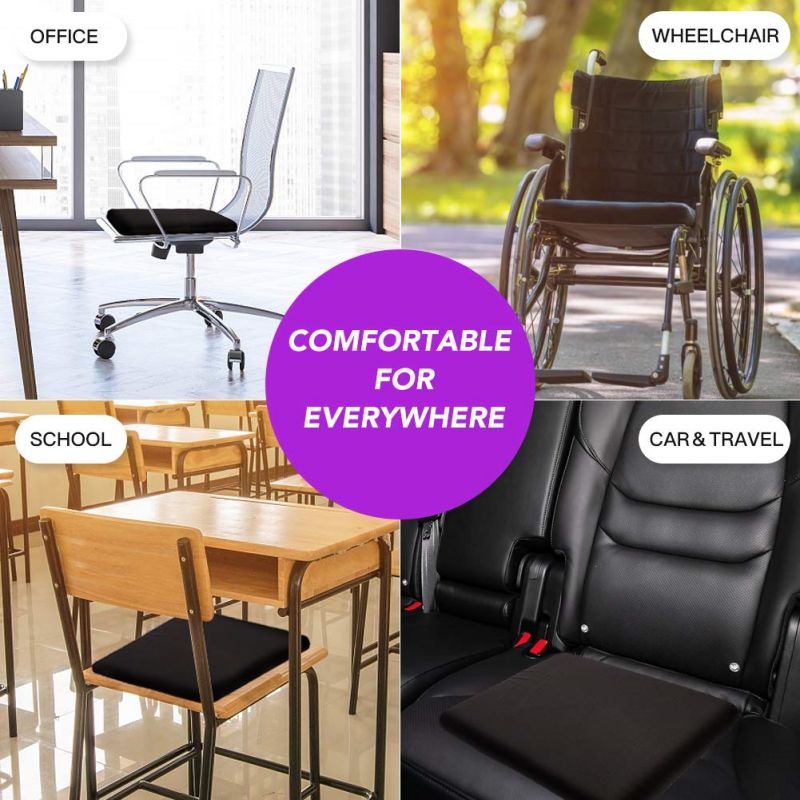 Herzberg HG-03169: Gel Seat Cushion - Purple