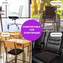 Herzberg HG-03169: Gel Seat Cushion - Purple