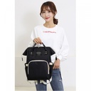 Herzberg HG-03190 Multifunction Mommy Diaper and Baby Bottle Bag - Black