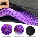 Herzberg HG-03169: Gel Seat Cushion - Purple