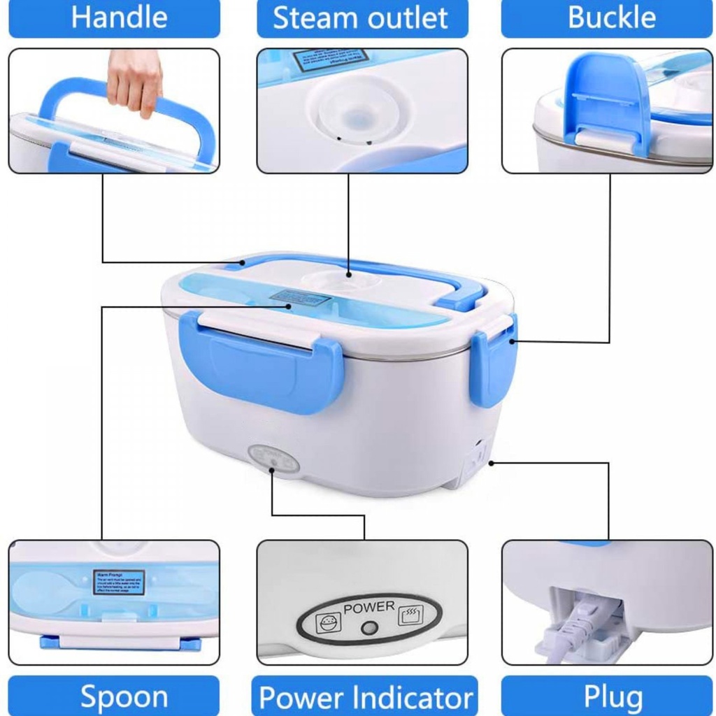 Herzberg HG-03152: Portable Electric Lunch Box