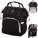 Herzberg HG-03190 Multifunction Mommy Diaper and Baby Bottle Bag - Black