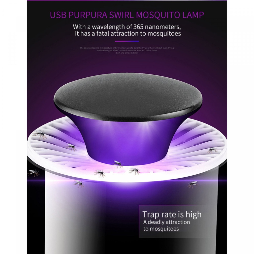 Herzberg HG-03138: Light & Vaccuum Mosquito Killer Lamp