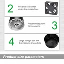 Herzberg HG-03138: Light & Vaccuum Mosquito Killer Lamp