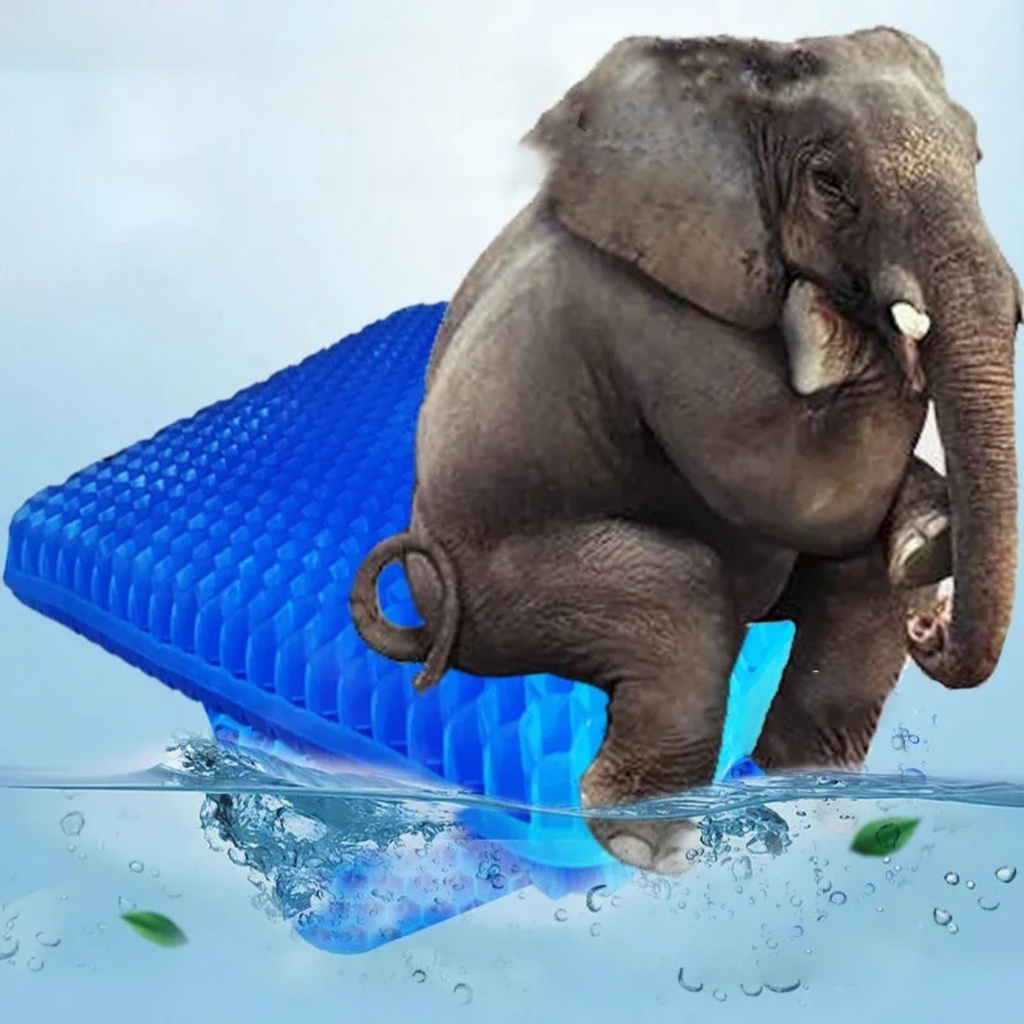 Herzberg HG-03220: Gel Seat Cushiion - Blue