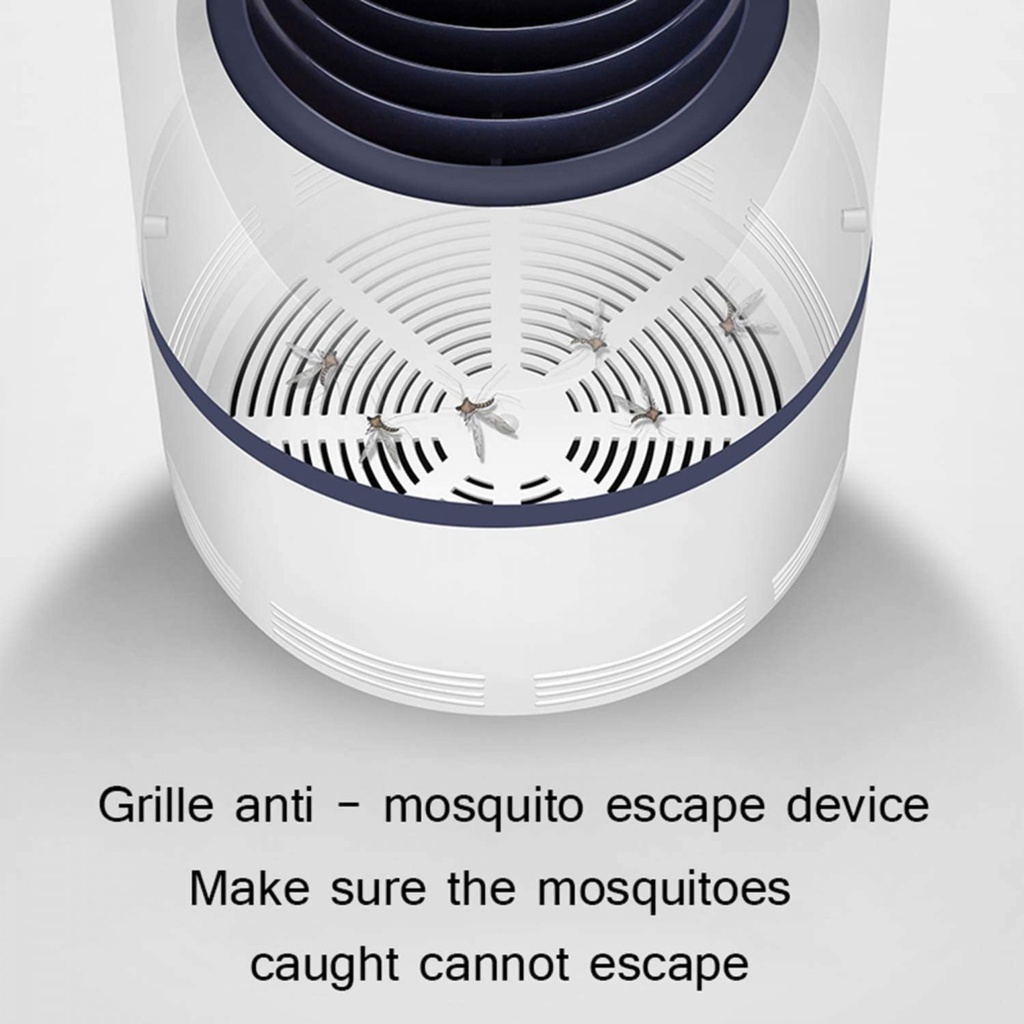 Herzberg HG-03121: Vortex Suction Power Mosquito Killer Lamp