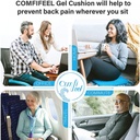 Herzberg HG-03220: Gel Seat Cushiion - Blue