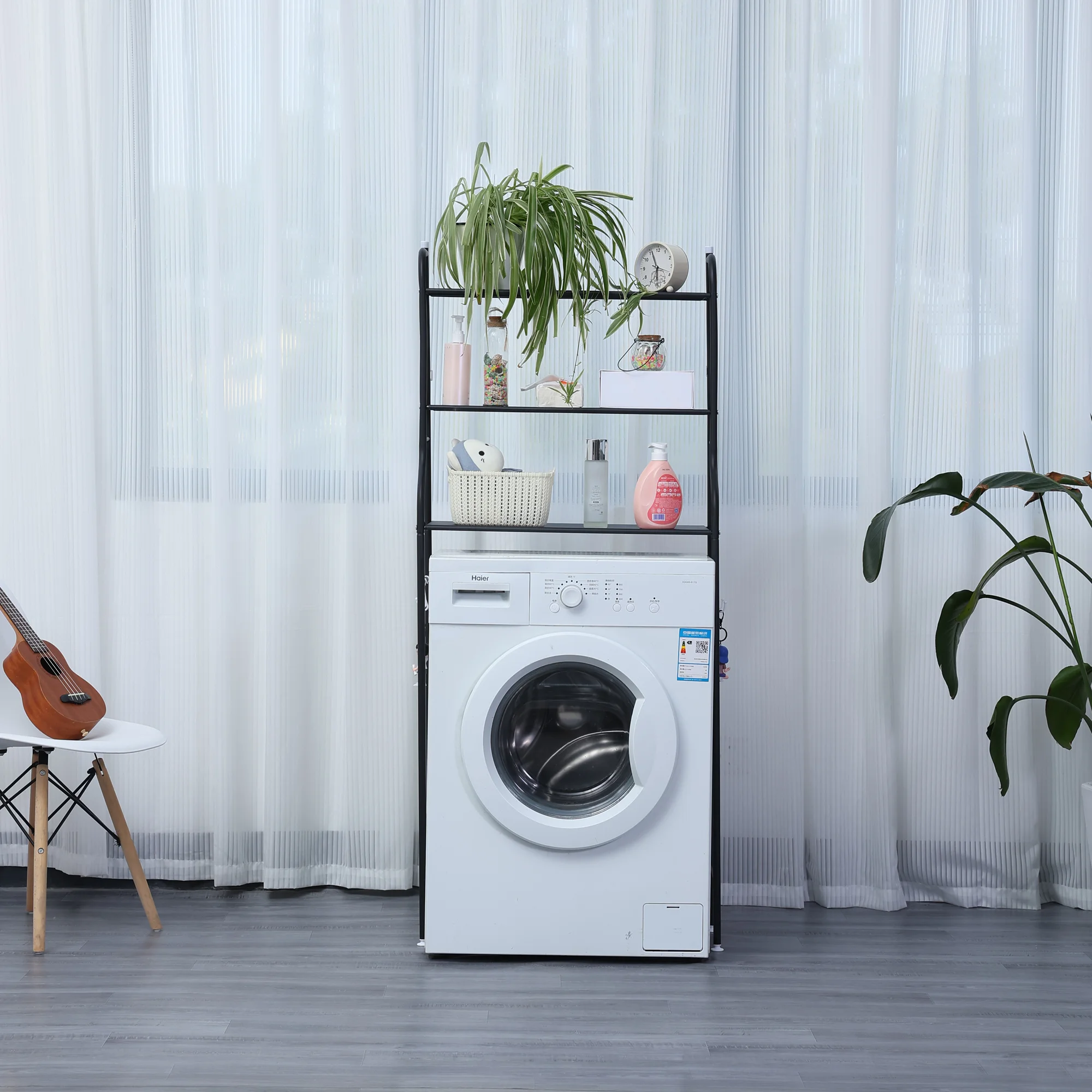 Herzberg HG-03282: 3-Tier Washing Machine And Bathroom Storage Shelf