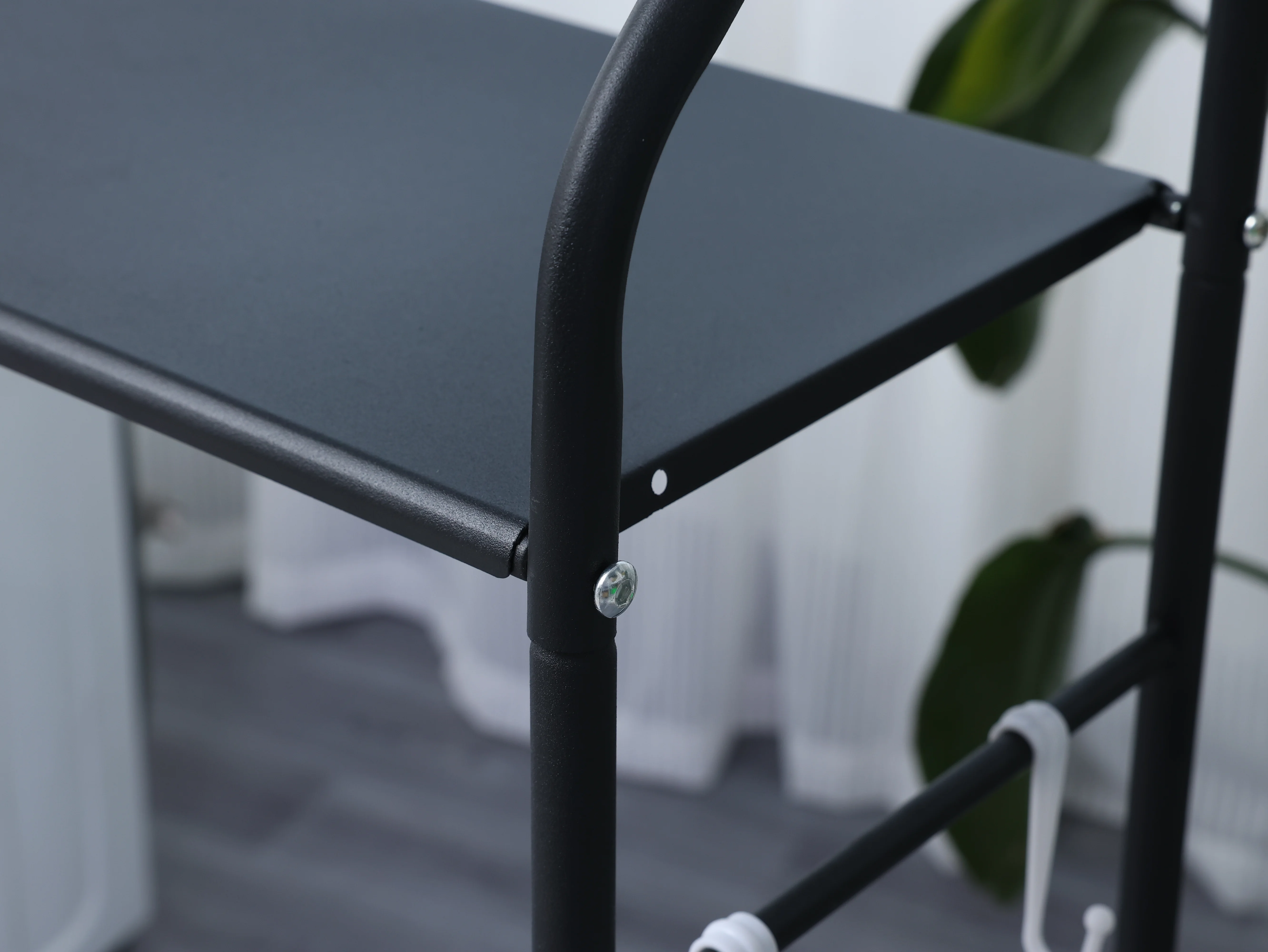 Herzberg HG-03282: 3-Tier Washing Machine And Bathroom Storage Shelf