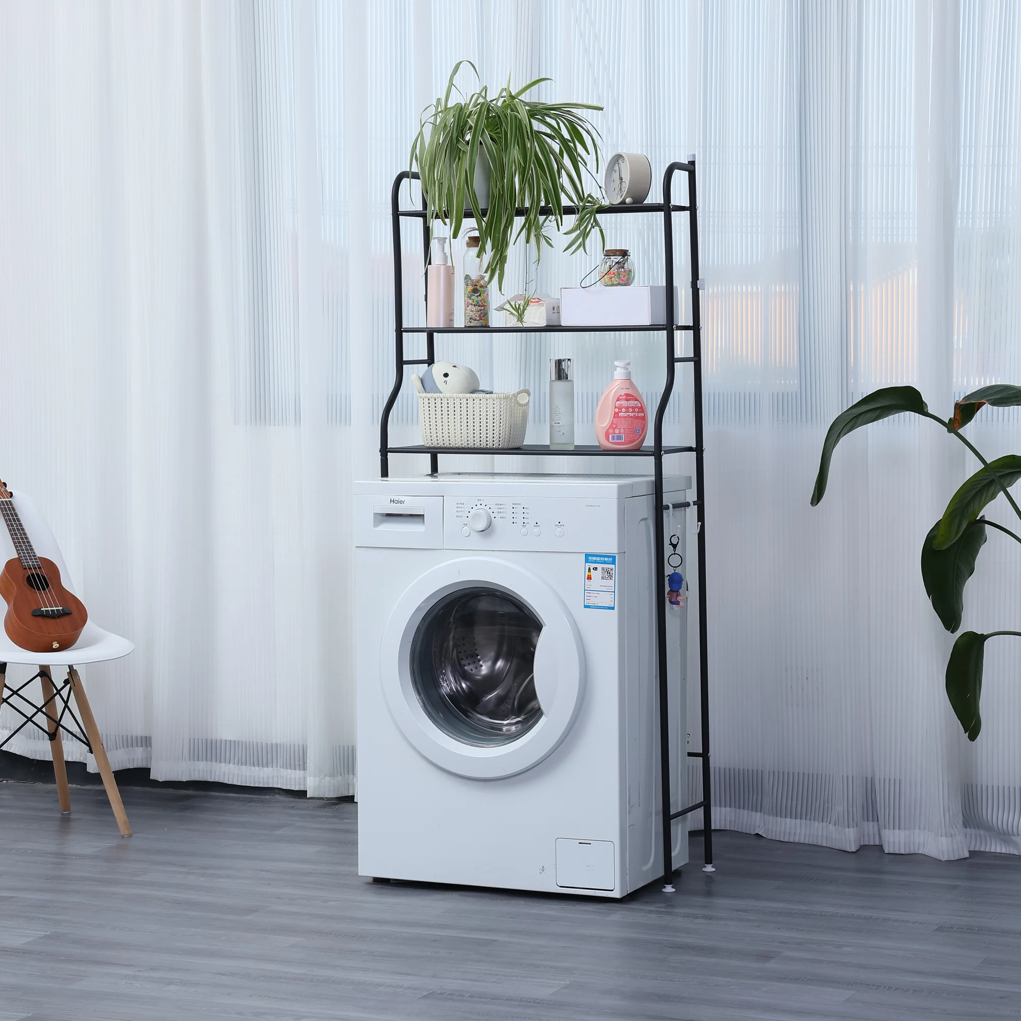 Herzberg HG-03282: 3-Tier Washing Machine And Bathroom Storage Shelf