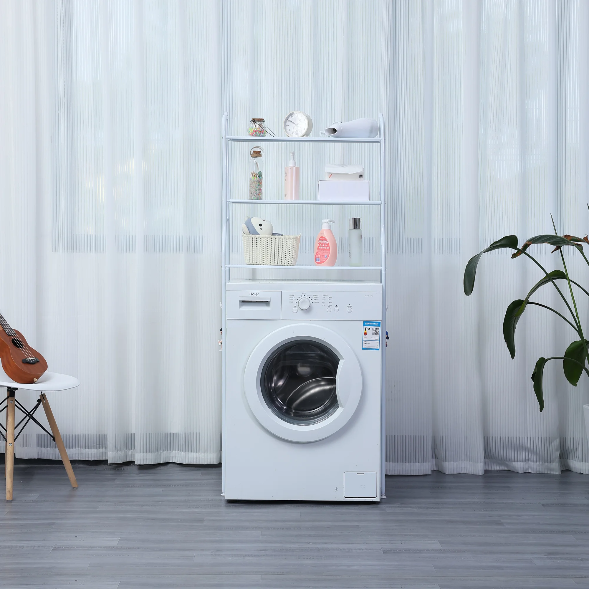 Herzberg HG-03282: 3-Tier Washing Machine And Bathroom Storage Shelf