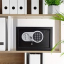 Herzberg HG-03855: Double Bolt Electronic Digital Steel Safe Box - 20x31x20cm