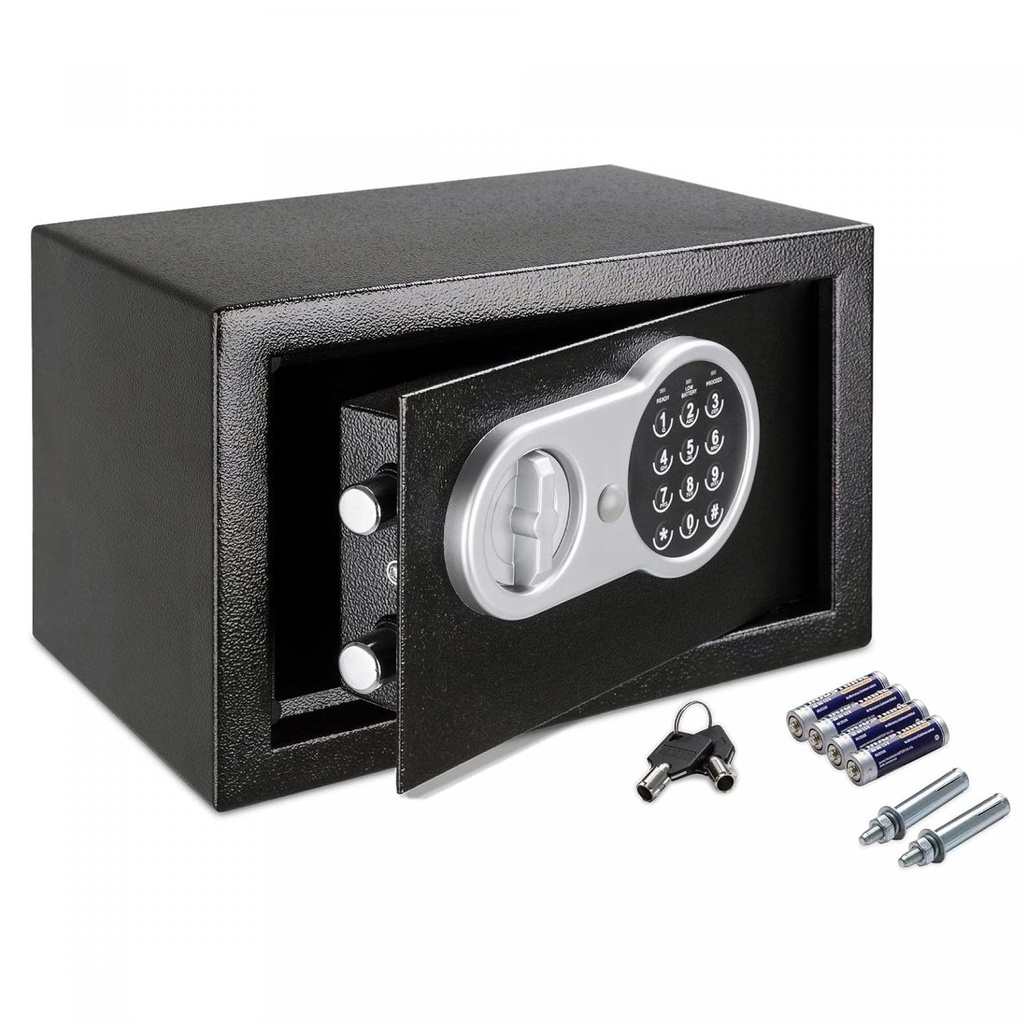 Herzberg HG-03855: Double Bolt Electronic Digital Steel Safe Box - 20x31x20cm