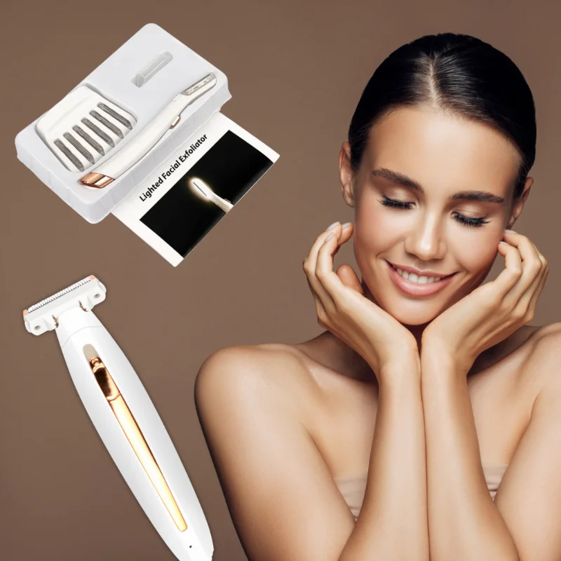 Cenocco Beauty SETCC9087/9086: 2 in 1  Full Body Hair Remover + Facial Epilator with LED Combo Deal