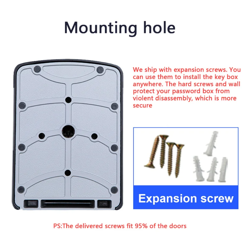 Herzberg HG-03800: New Smart Waterproof Keyless Safety Box - Red